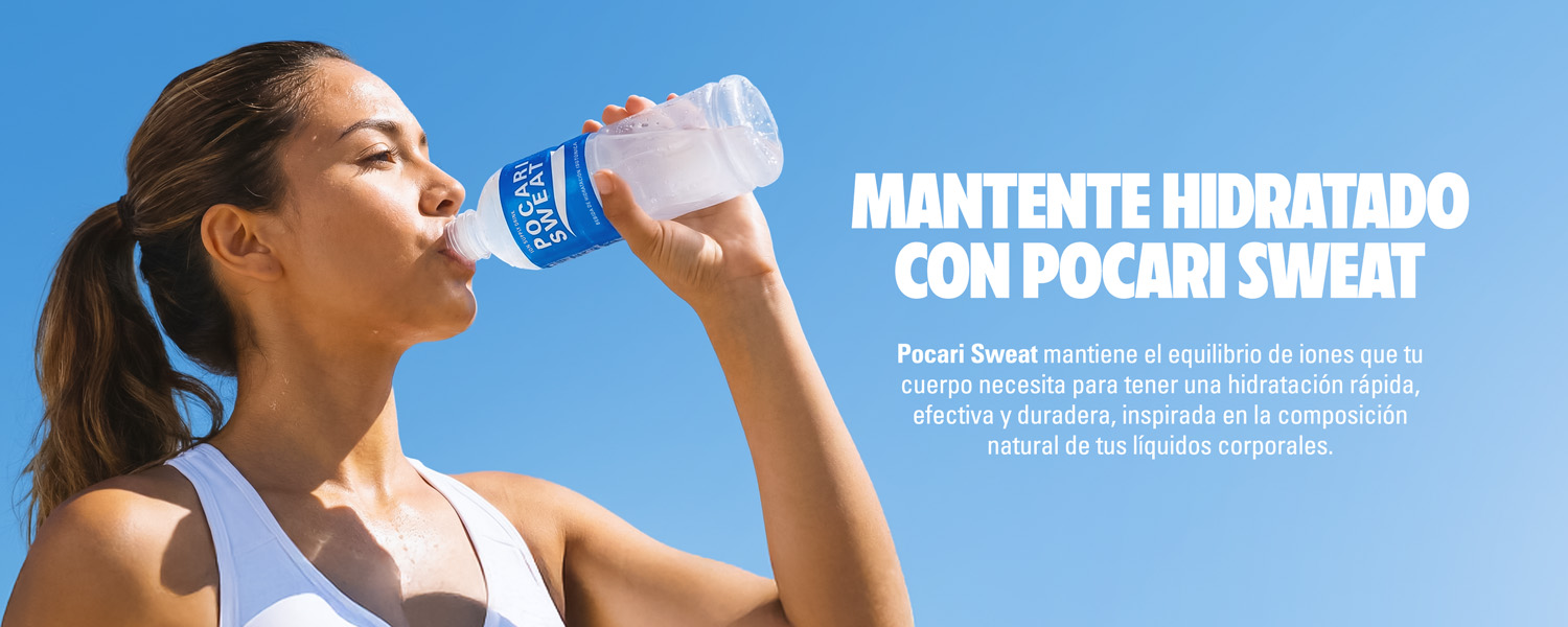 MANTENTE HIDRATADO CON POCARI SWEAT